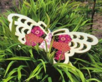 Украшение ландшафта – декоративные бабочки своими руками. Фото