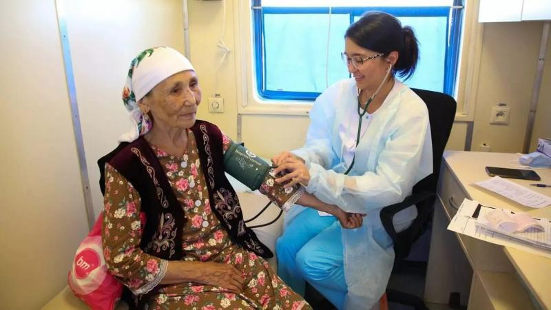Свыше 165 тысяч услуг оказали специалисты медицинского поезда в Казахстане