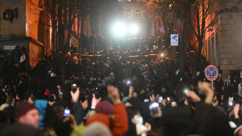В ходе митингов в Грузии задержали 18 человек по уголовным делам
